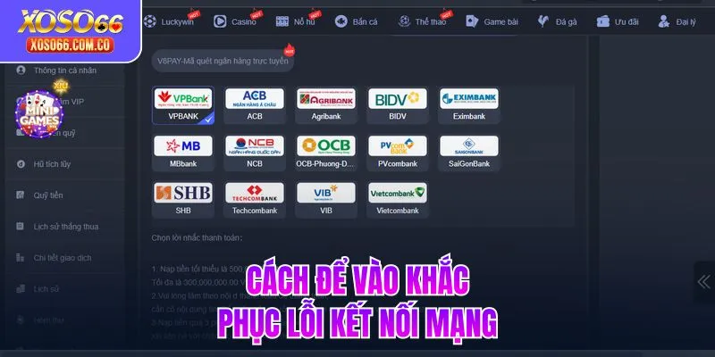 Cách để vào khắc phục lỗi kết nối mạng